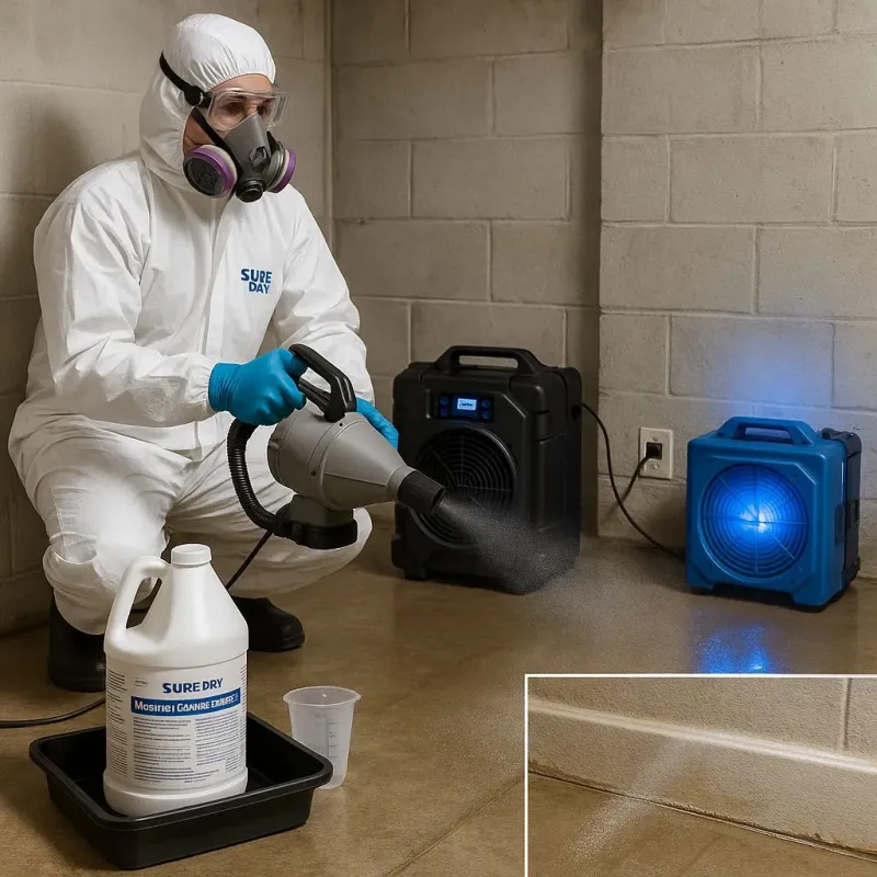 Sanitization and Odor Removal process in Bow Bog, NH