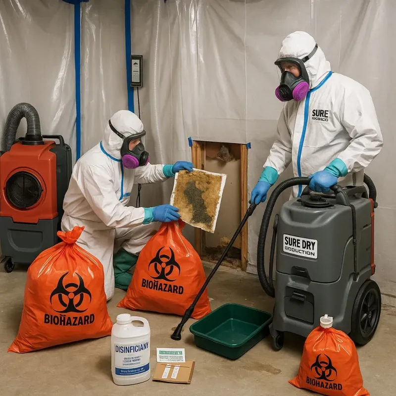 Contaminated Water Handling Protocols process in Bow Bog, NH